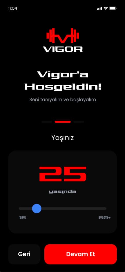 Vigor Gym App — Mobil Uygulama tasarımı, detay 6, Selçuk Aker