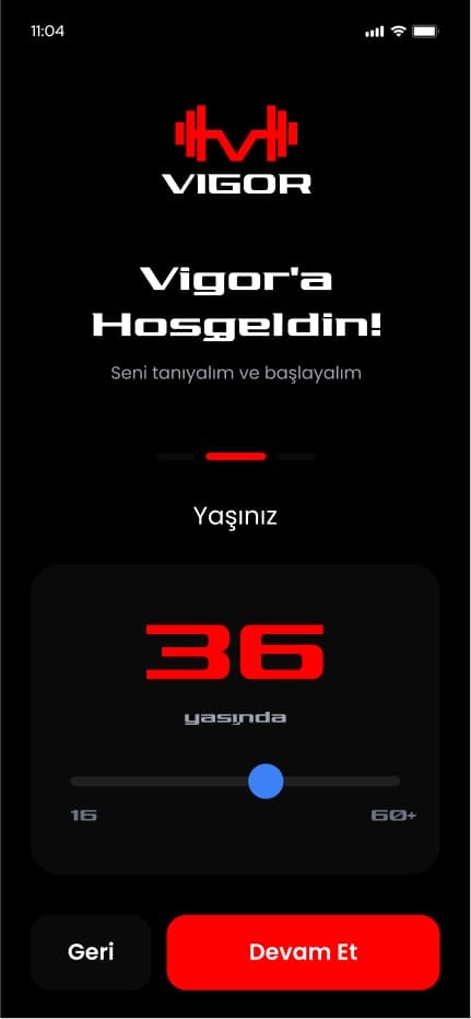 Vigor Gym App — Mobil Uygulama tasarımı, detay 7, Selçuk Aker