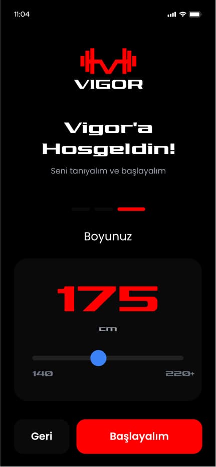 Vigor Gym App — Mobil Uygulama tasarımı, detay 8, Selçuk Aker