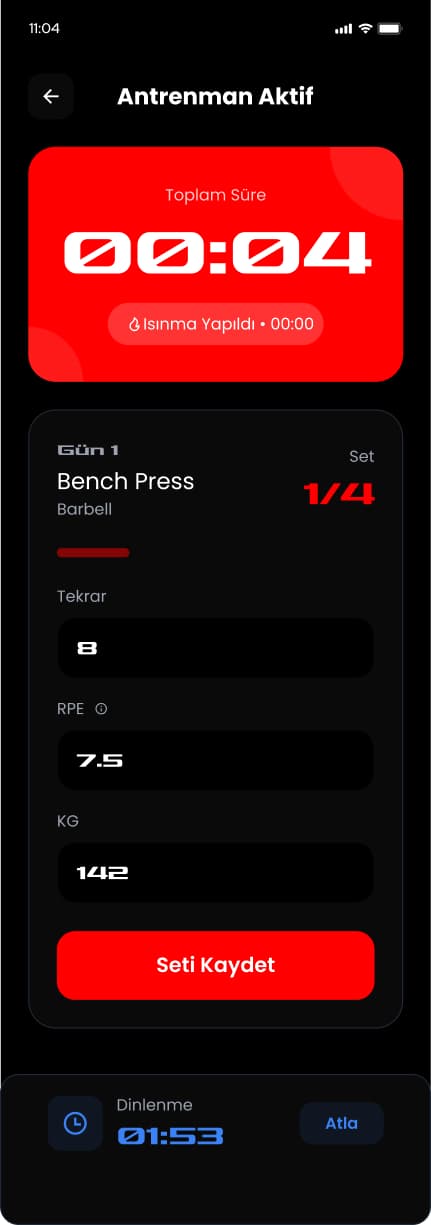 Vigor Gym App — Mobil Uygulama tasarımı, detay 11, Selçuk Aker