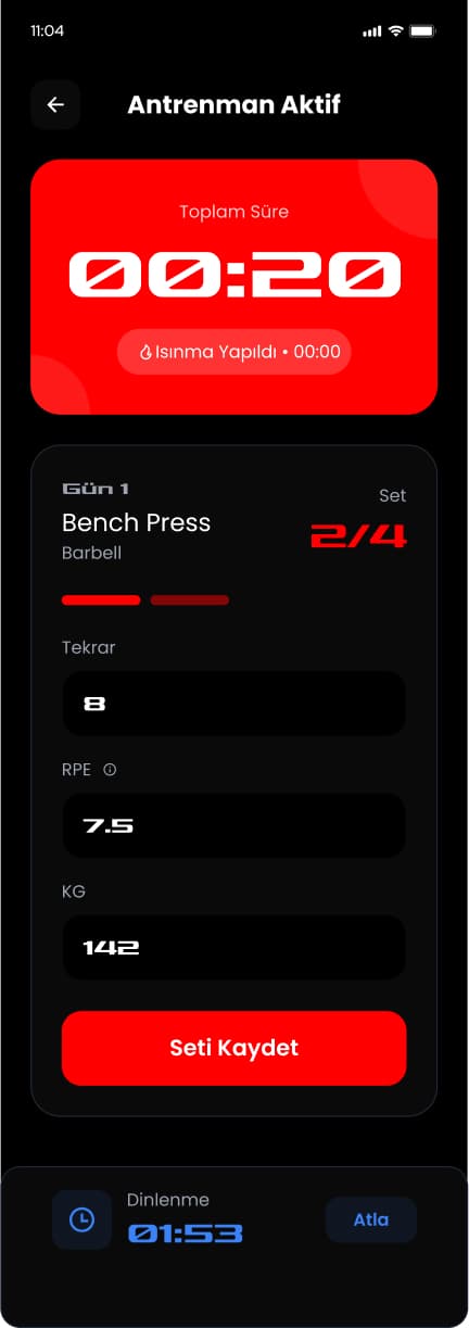 Vigor Gym App — Mobil Uygulama tasarımı, detay 12, Selçuk Aker