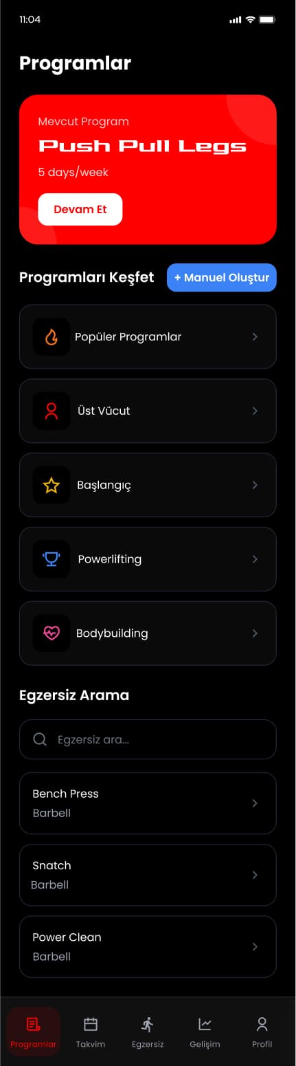 Vigor Gym App — Mobil Uygulama tasarımı, detay 13, Selçuk Aker