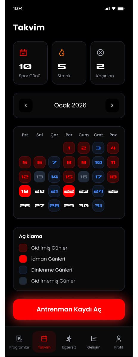 Vigor Gym App — Mobil Uygulama tasarımı, detay 17, Selçuk Aker