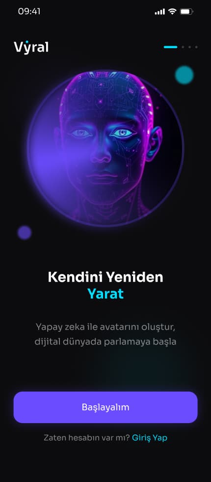 Vyral App — Mobil Uygulama tasarımı, detay 1, Selçuk Aker