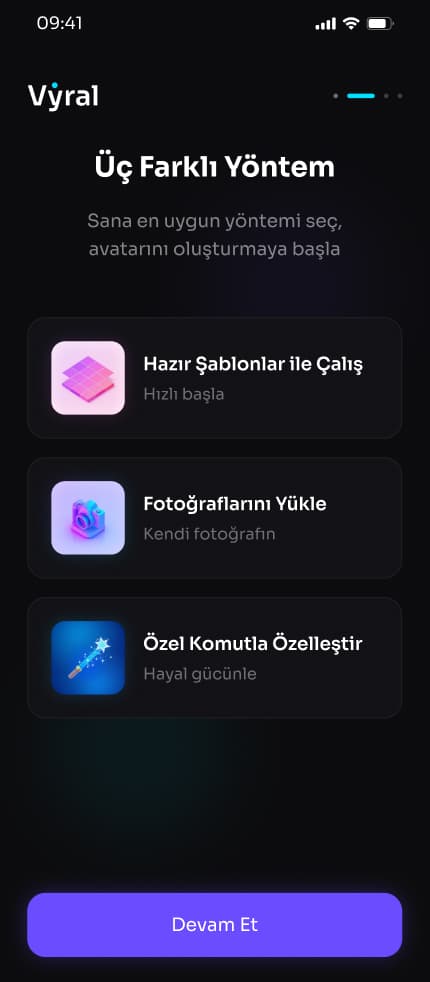 Vyral App — Mobil Uygulama tasarımı, detay 2, Selçuk Aker