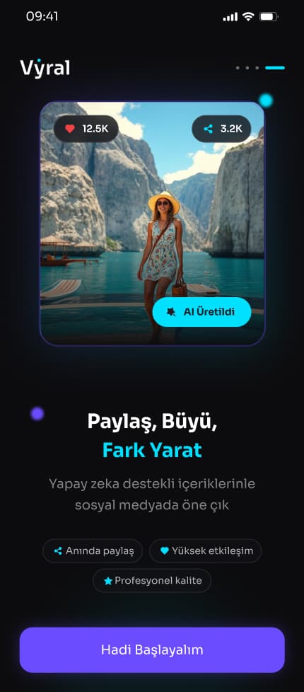 Vyral App — Mobil Uygulama tasarımı, detay 4, Selçuk Aker