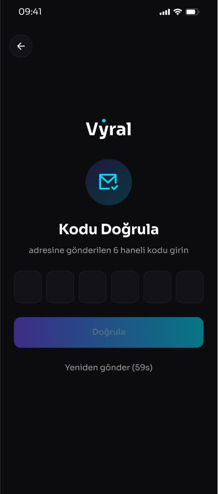 Vyral App — Mobil Uygulama tasarımı, detay 8, Selçuk Aker