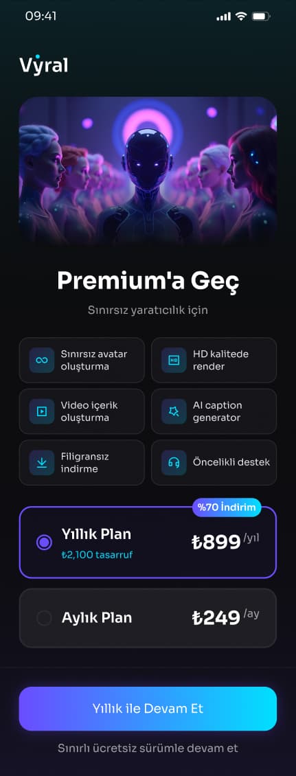 Vyral App — Mobil Uygulama tasarımı, detay 10, Selçuk Aker