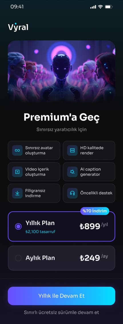 Vyral App — Mobil Uygulama tasarımı, detay 11, Selçuk Aker