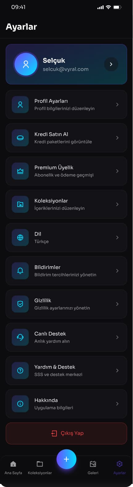 Vyral App — Mobil Uygulama tasarımı, detay 37, Selçuk Aker