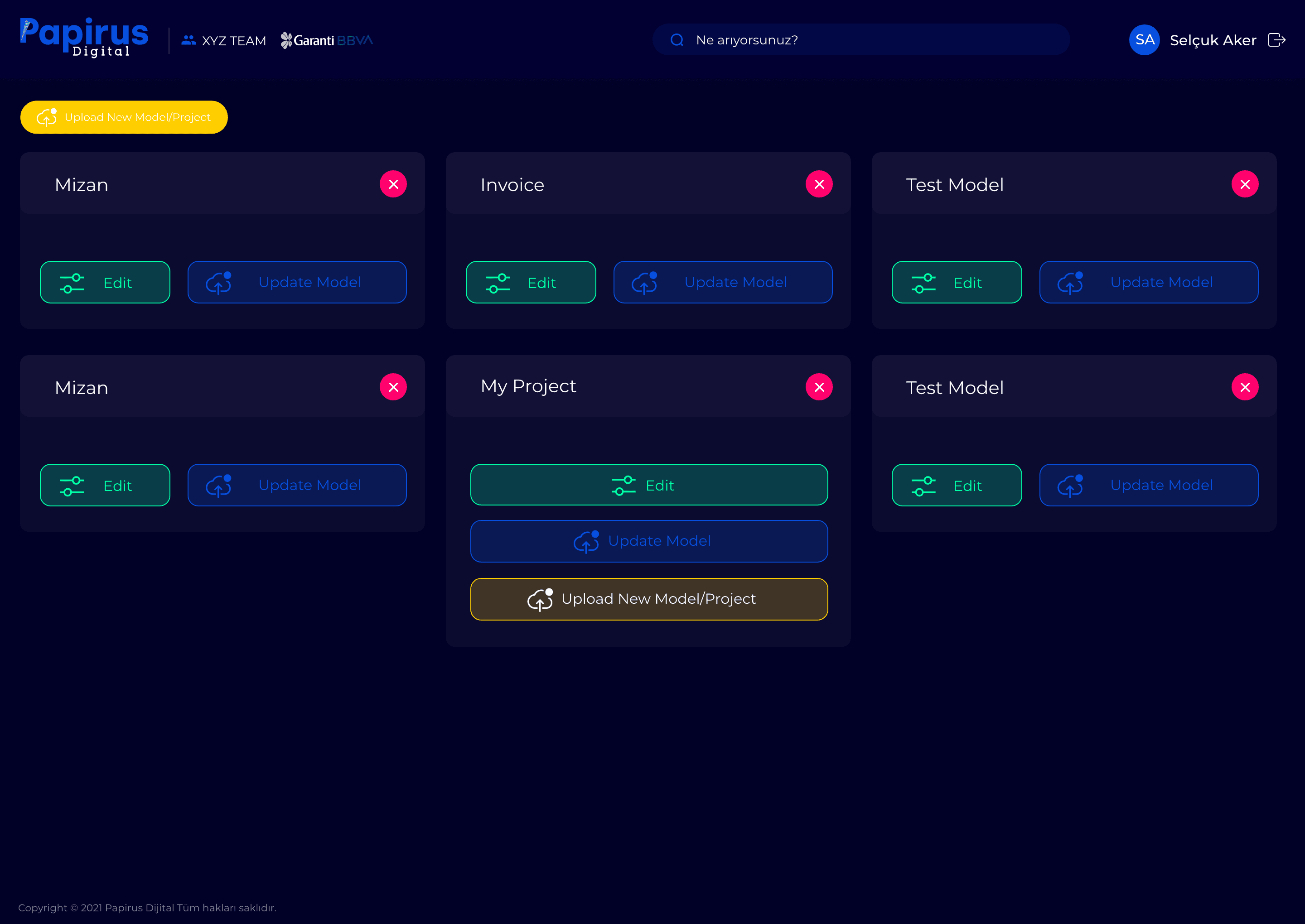 Papirus Digital — SaaS & Dashboard tasarımı, detay 7, Selçuk Aker