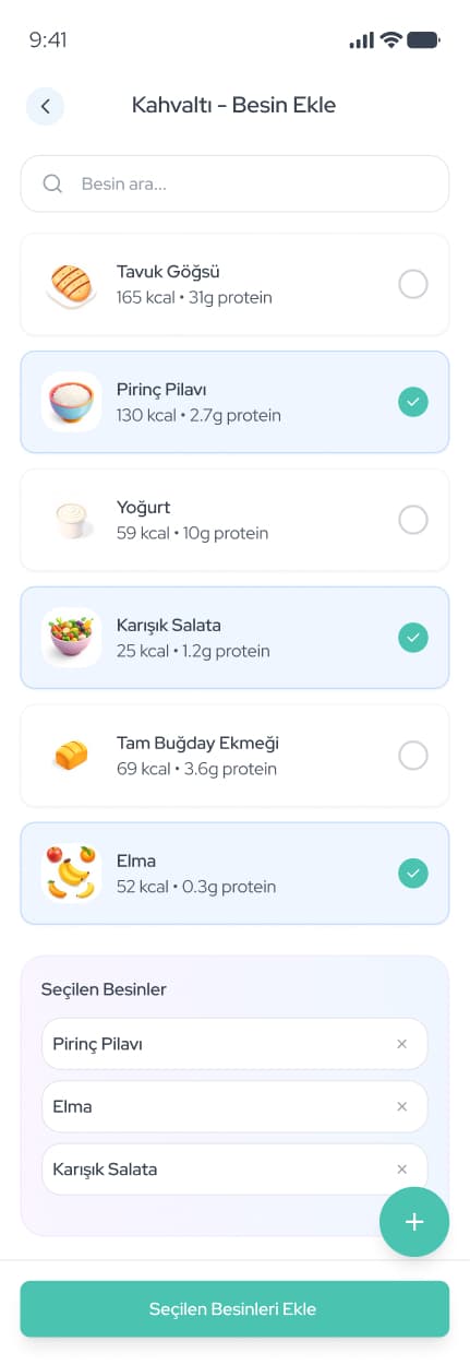 WeDiet — Mobil Uygulama tasarımı, detay 32, Selçuk Aker