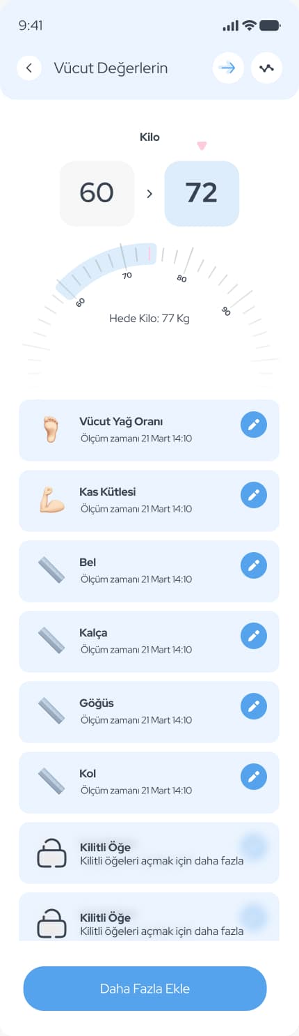 WeDiet — Mobil Uygulama tasarımı, detay 78, Selçuk Aker