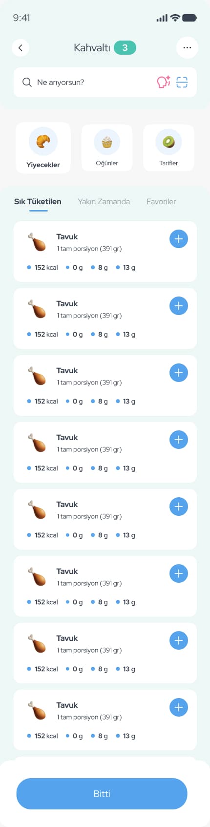 WeDiet — Mobil Uygulama tasarımı, detay 82, Selçuk Aker