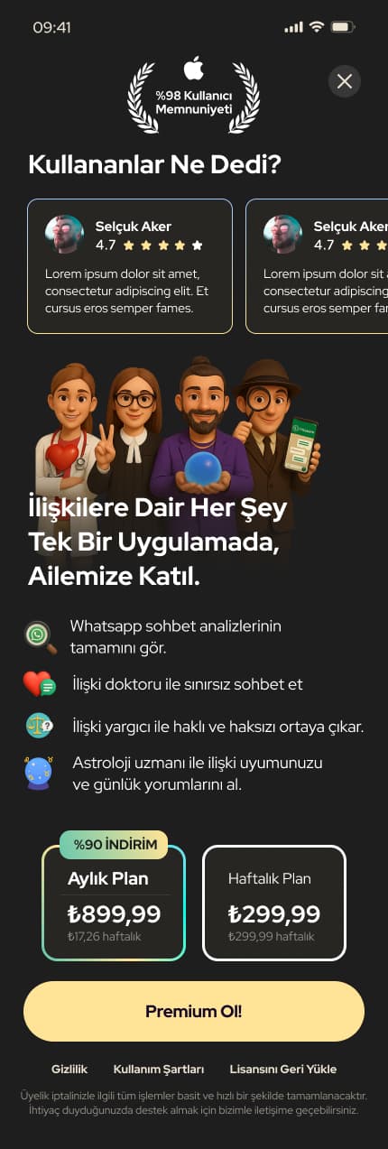 WhatsWrapped App — Mobil Uygulama tasarımı, detay 30, Selçuk Aker