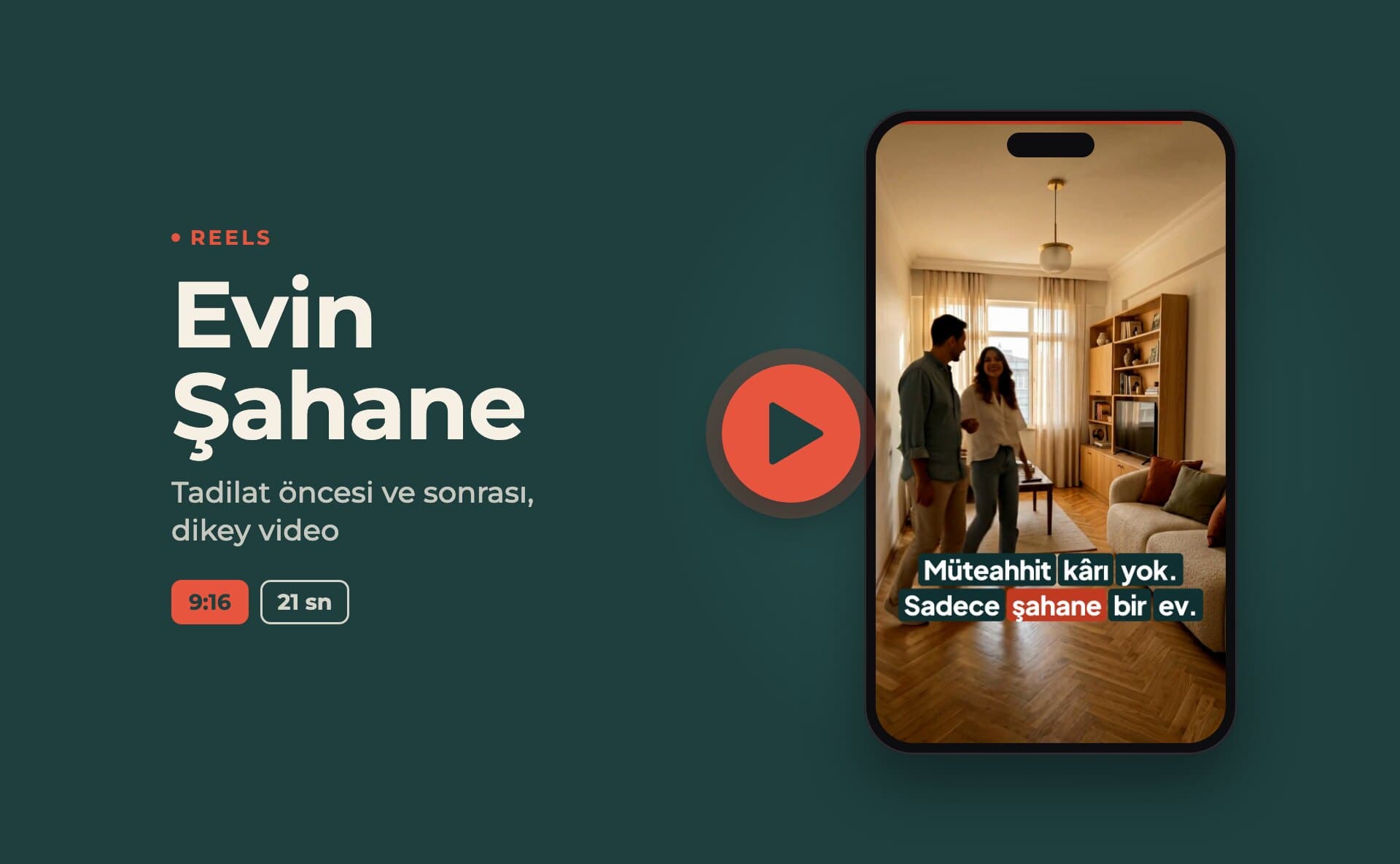 Evin Şahane · Reels Videosu — Video ve Hareketli Grafik