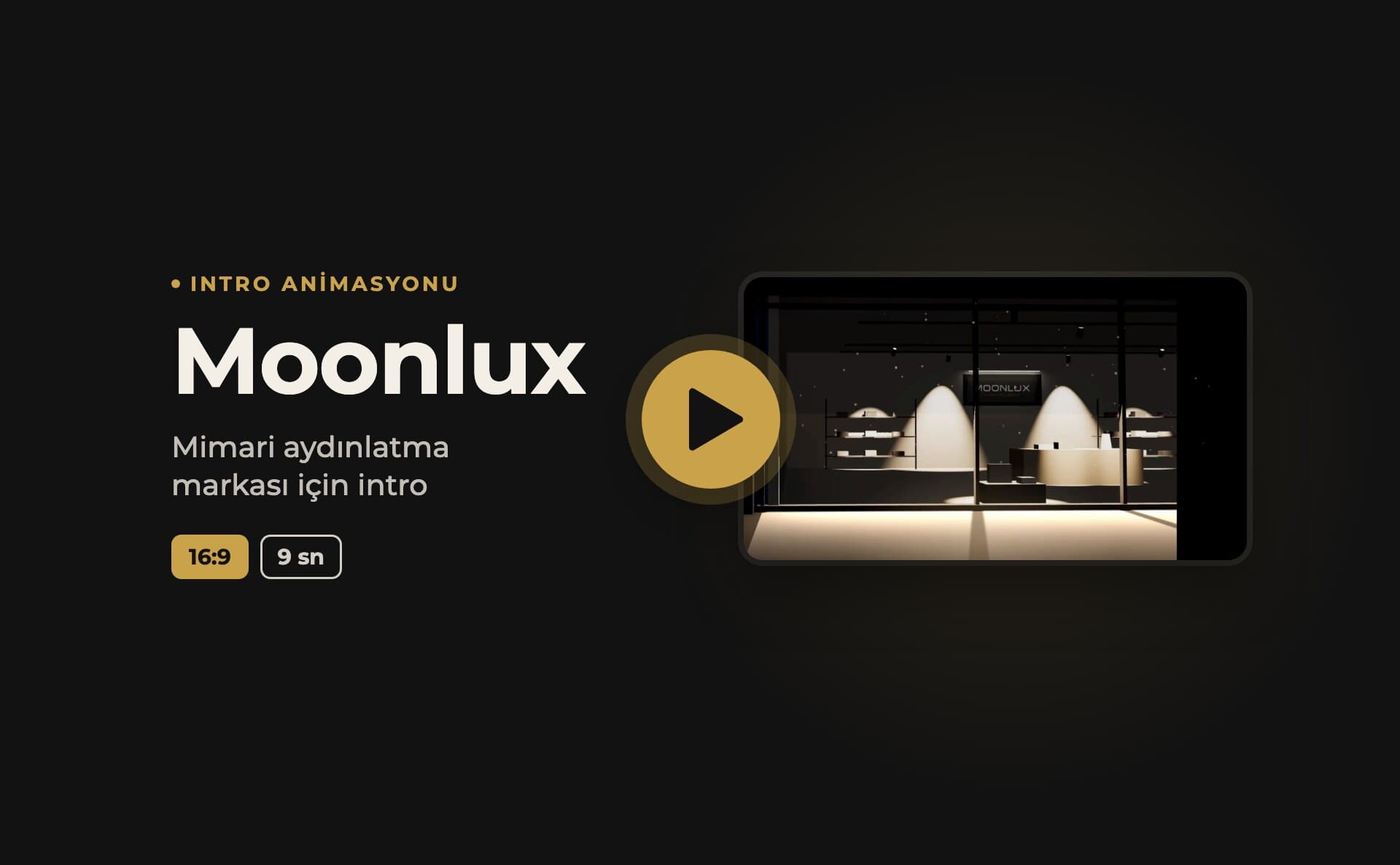 Moonlux · Intro Animasyonu — Video ve Hareketli Grafik