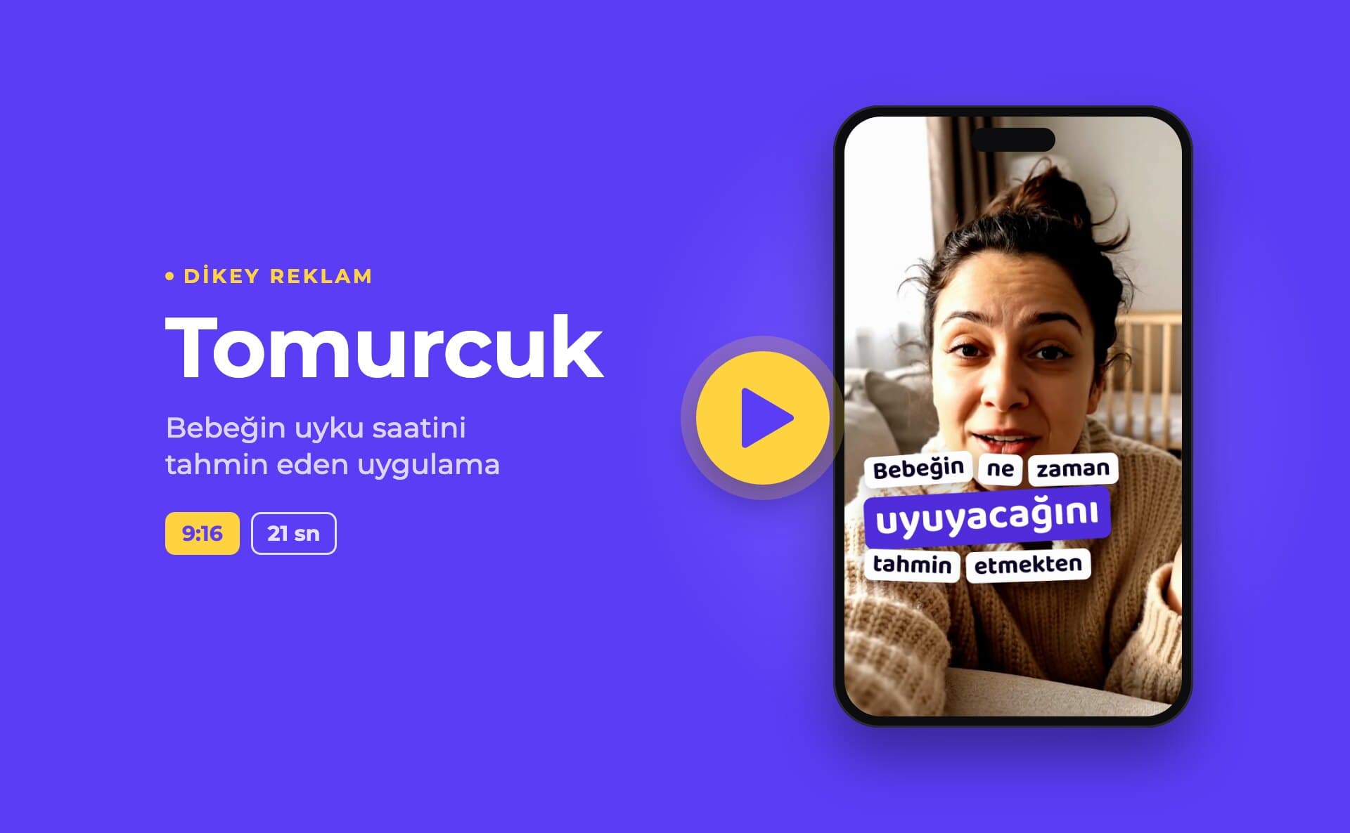 Tomurcuk · Dikey Reklam Videosu — Video ve Hareketli Grafik