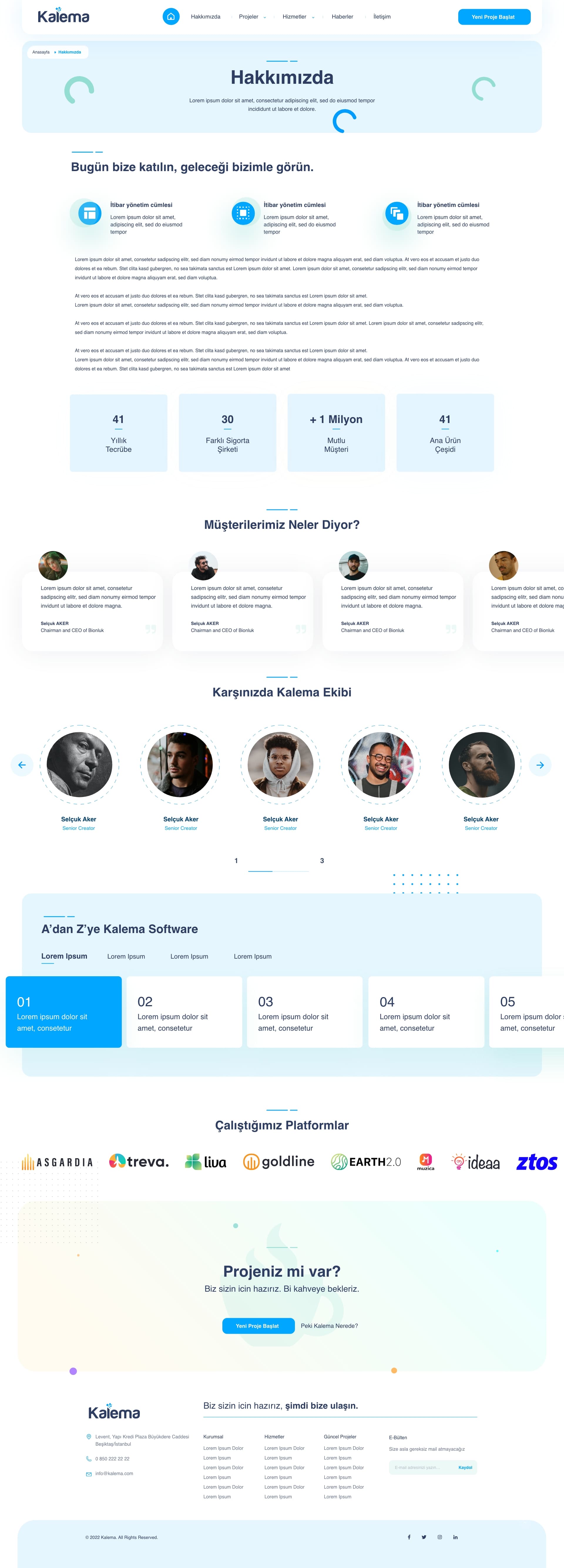 Agency Website — project detail 8, Selçuk Aker