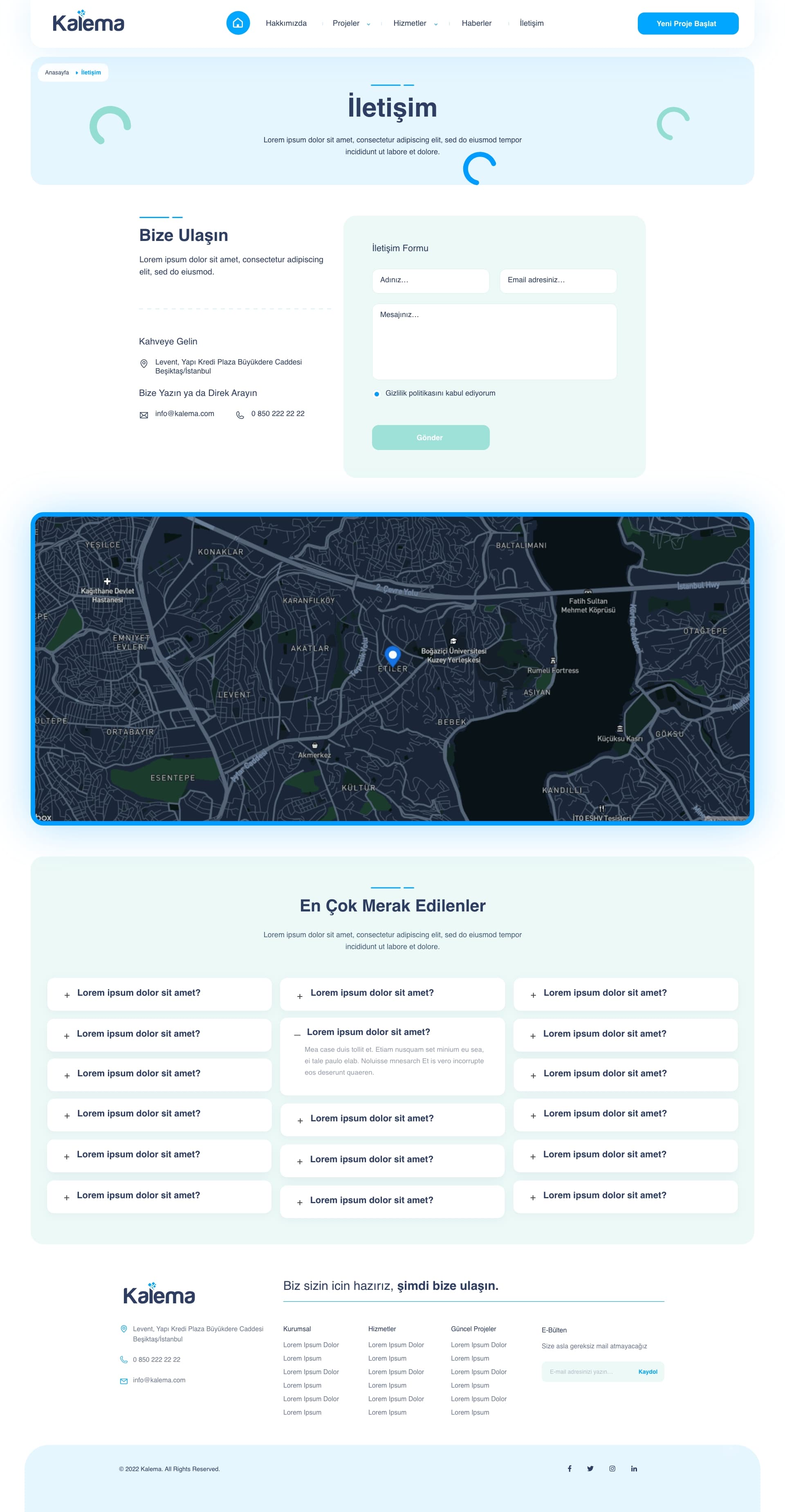 Agency Website — project detail 9, Selçuk Aker