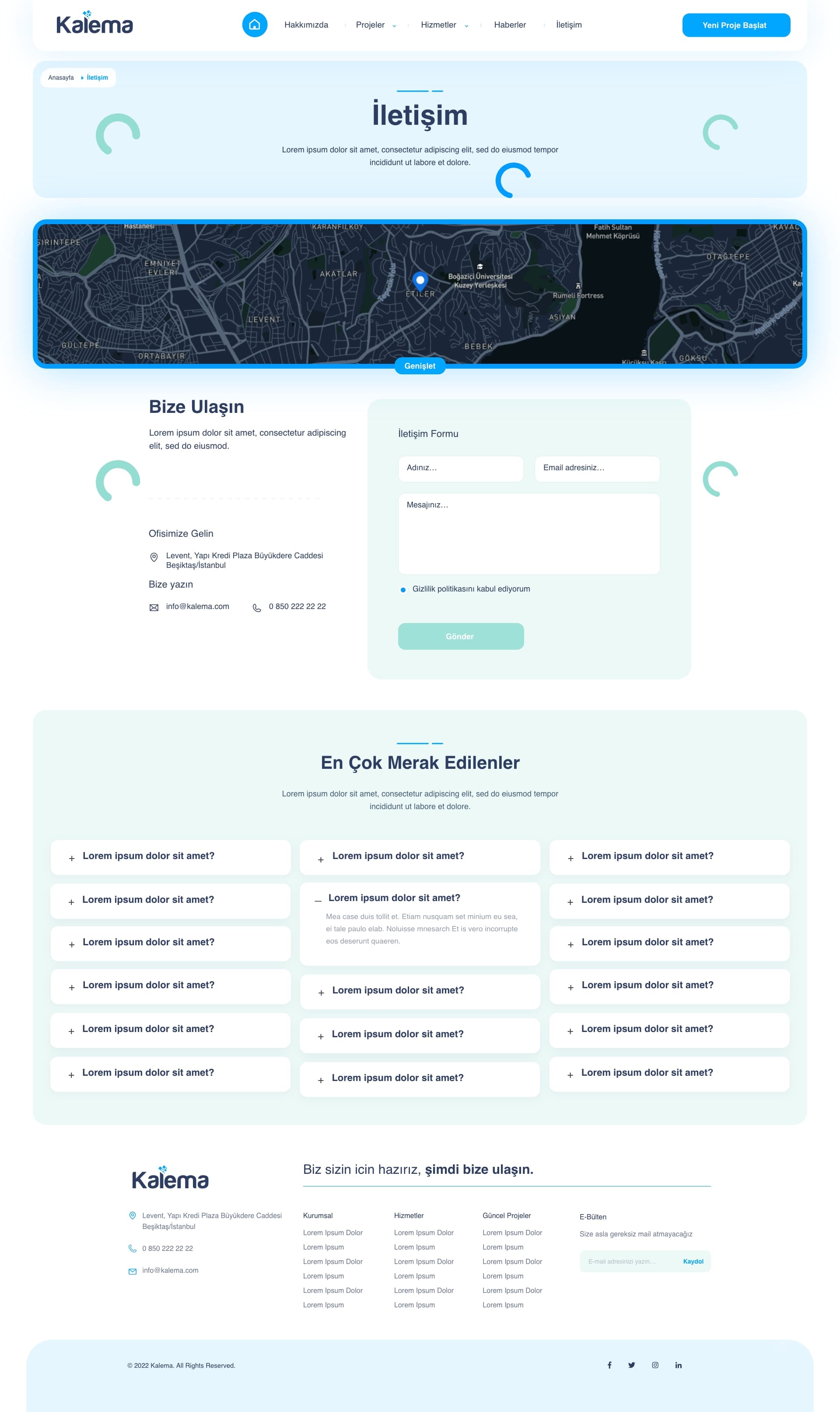 Agency Website — project detail 10, Selçuk Aker