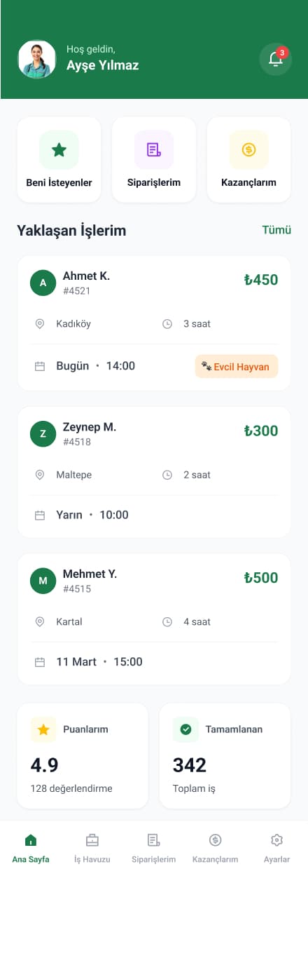 Clean Lab App — project detail 3, Selçuk Aker