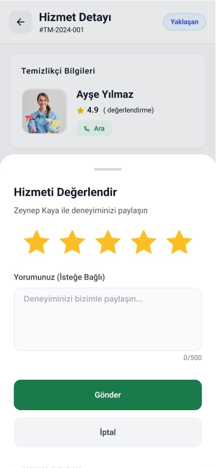 Clean Lab App — project detail 47, Selçuk Aker