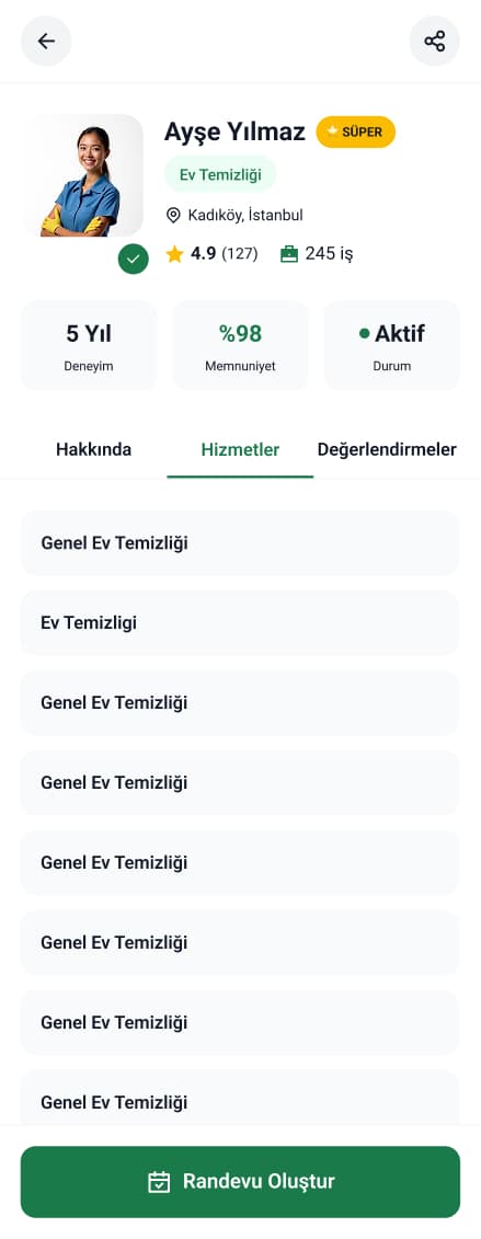Clean Lab App — project detail 83, Selçuk Aker