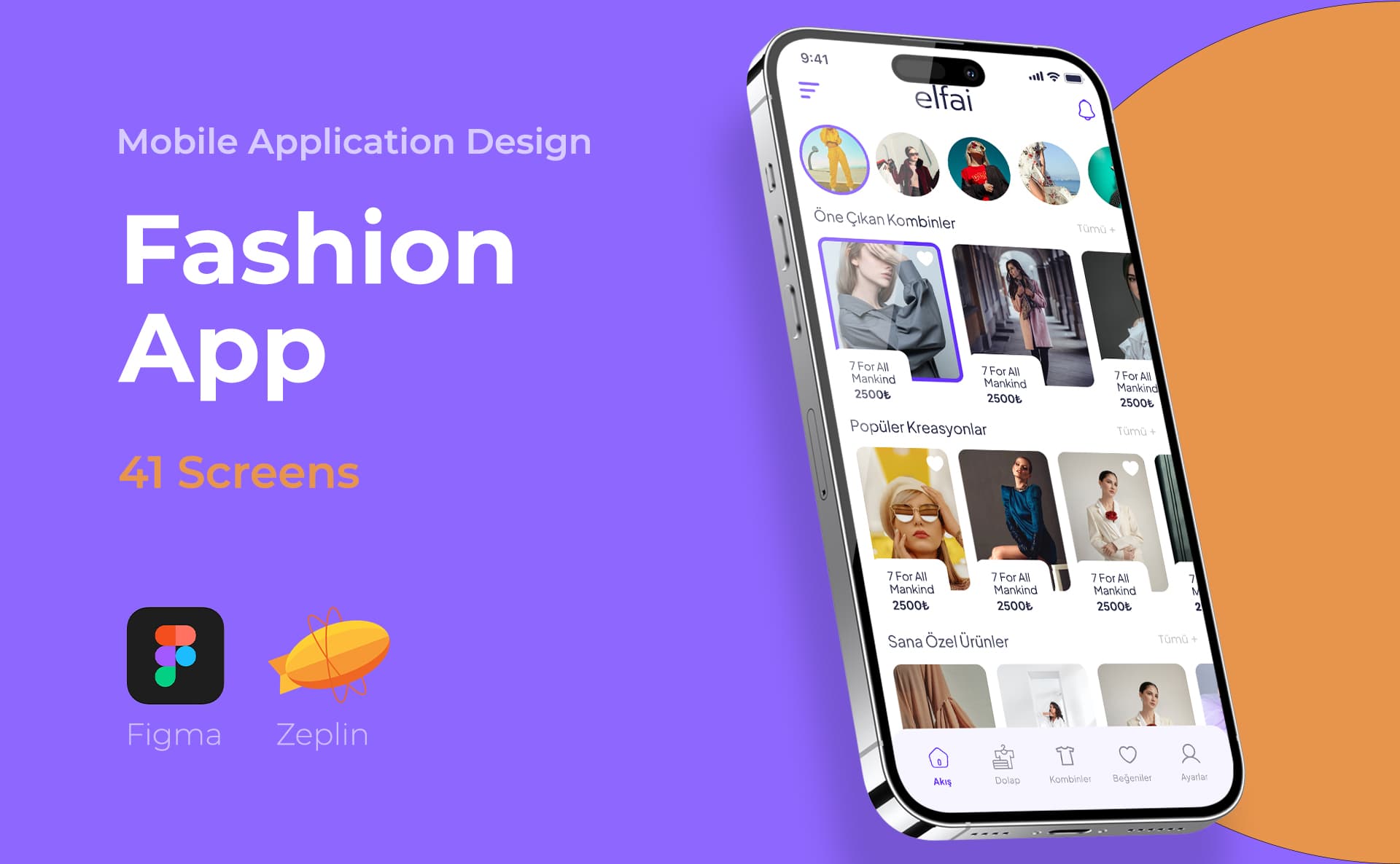 Fashion App — Mobile App, Selçuk Aker