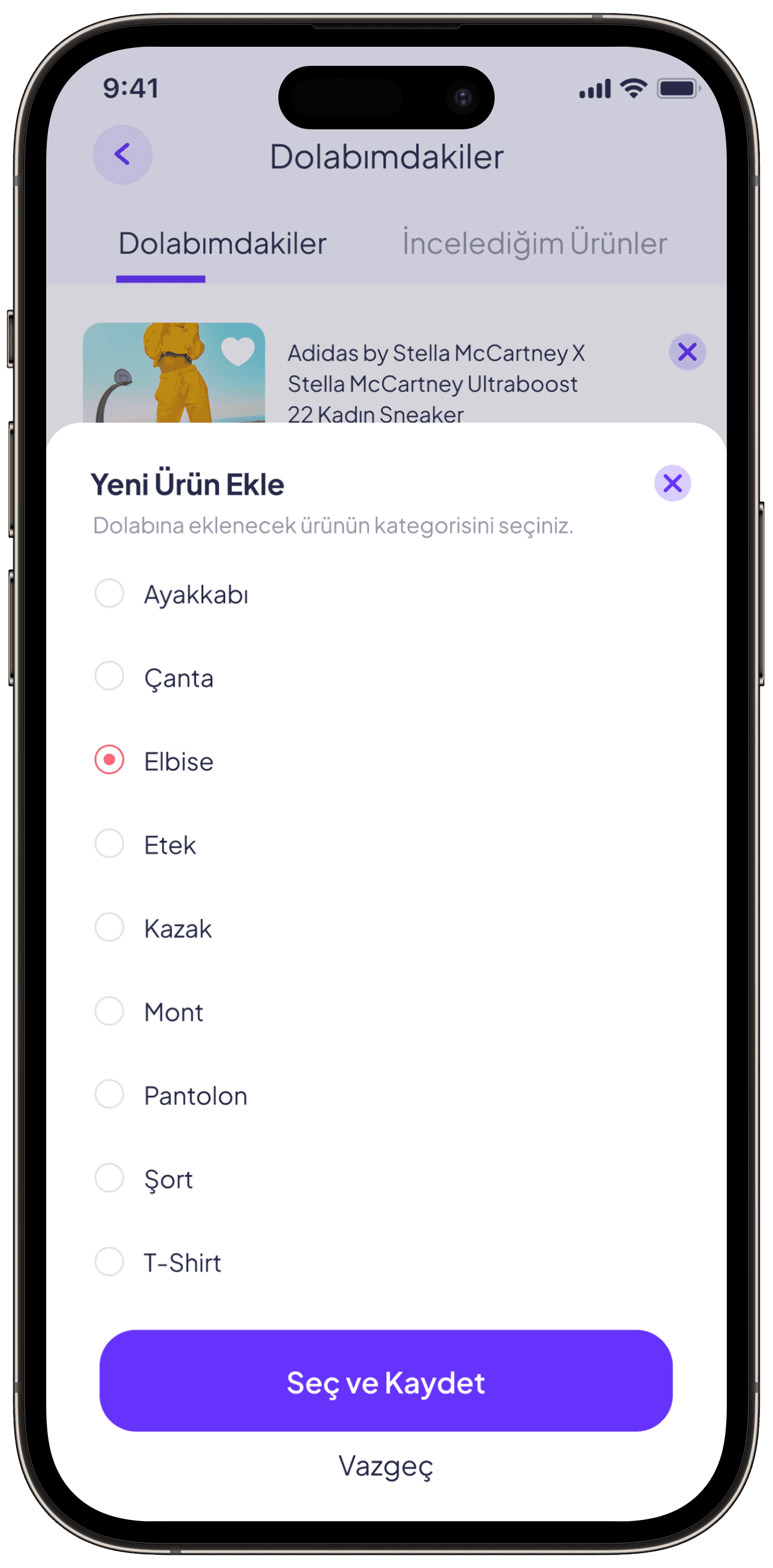 Fashion App — project detail 23, Selçuk Aker