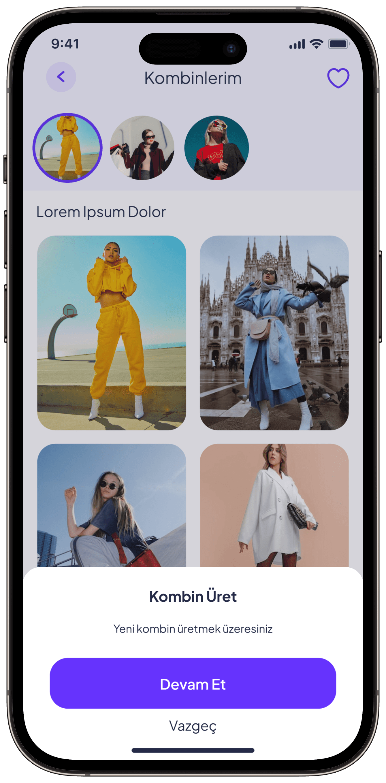 Fashion App — project detail 34, Selçuk Aker