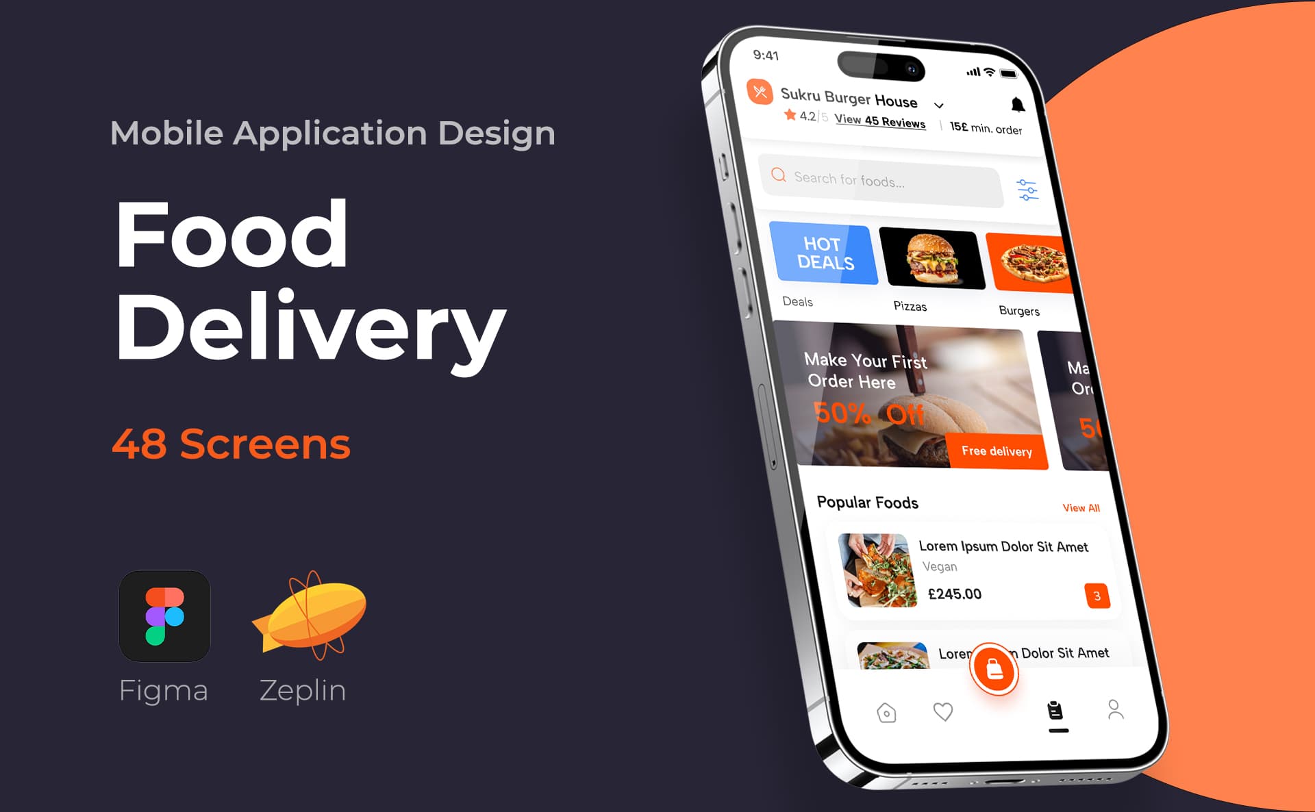 Food Delivery — Mobile App, Selçuk Aker