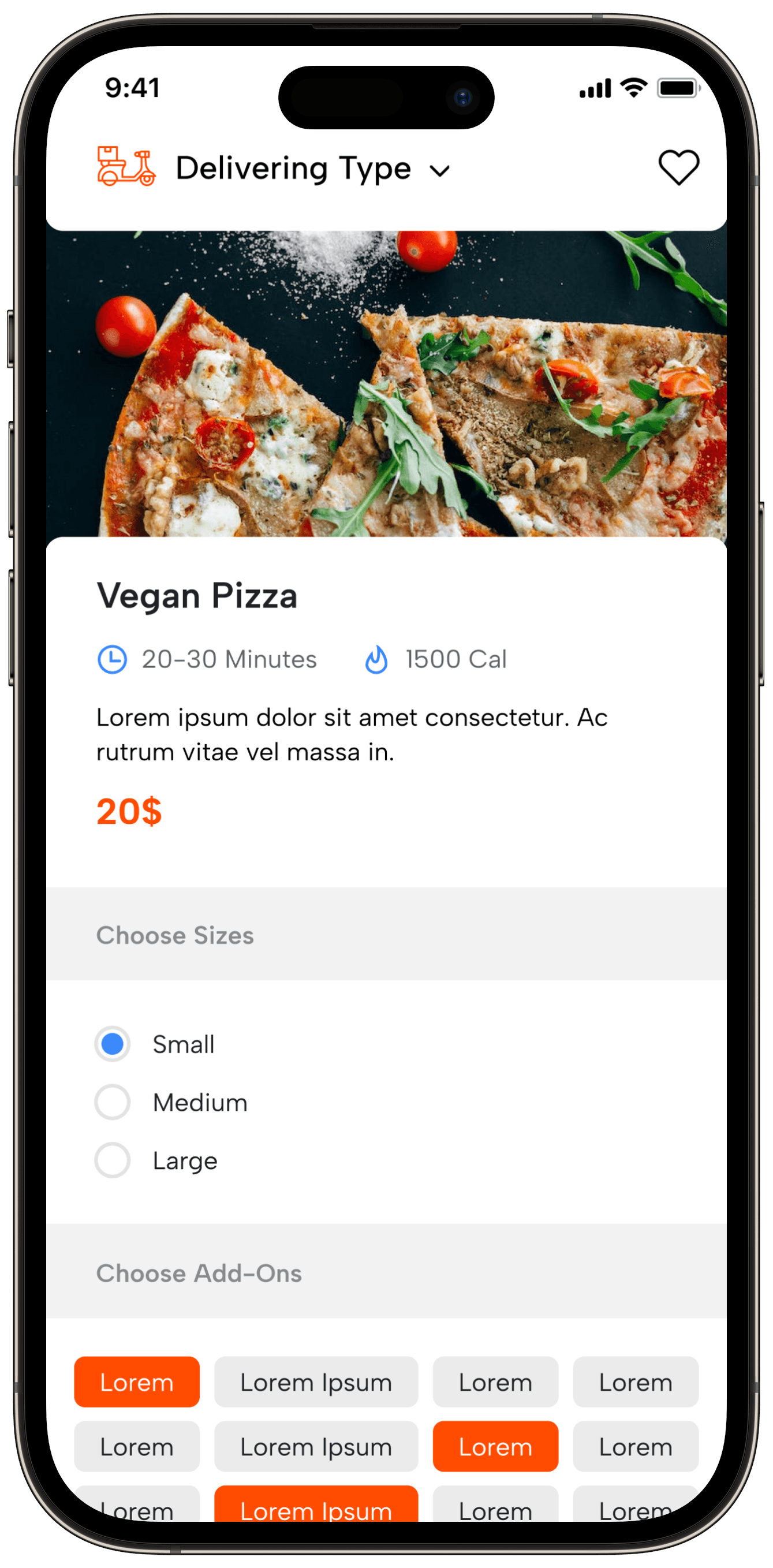 Food Delivery — project detail 18, Selçuk Aker