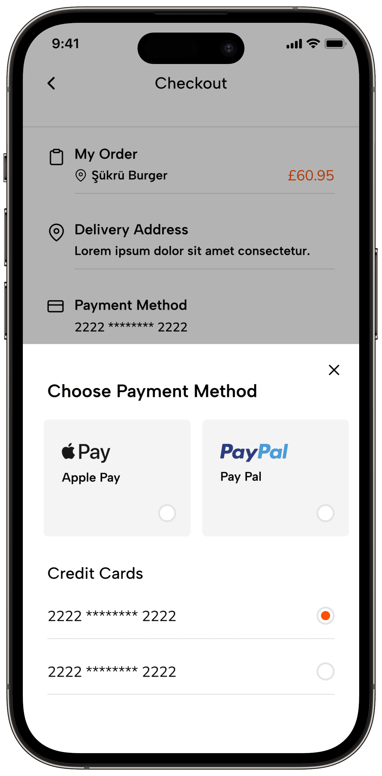 Food Delivery — project detail 33, Selçuk Aker