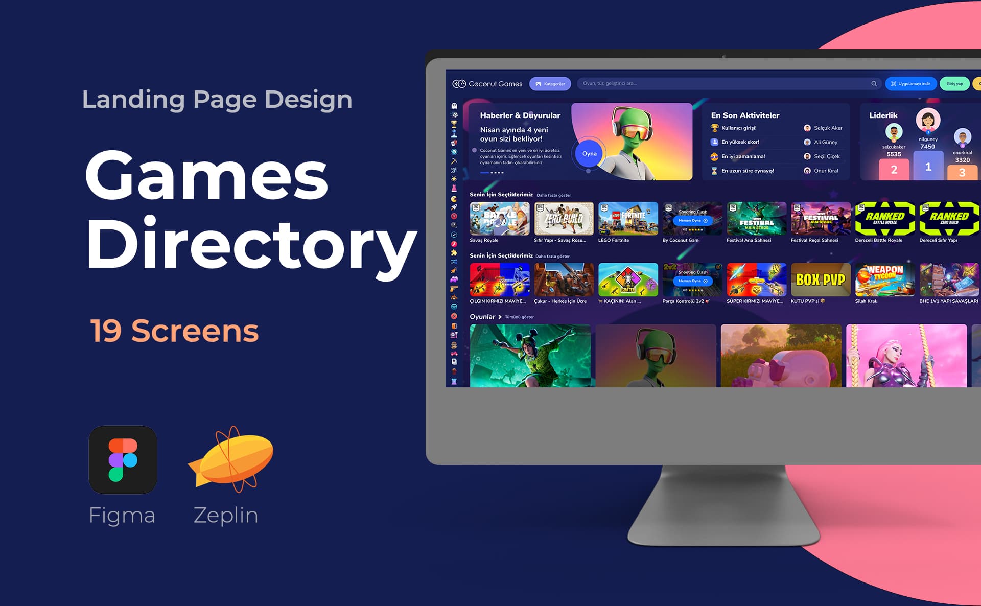 Game Community Website — Website, Selçuk Aker