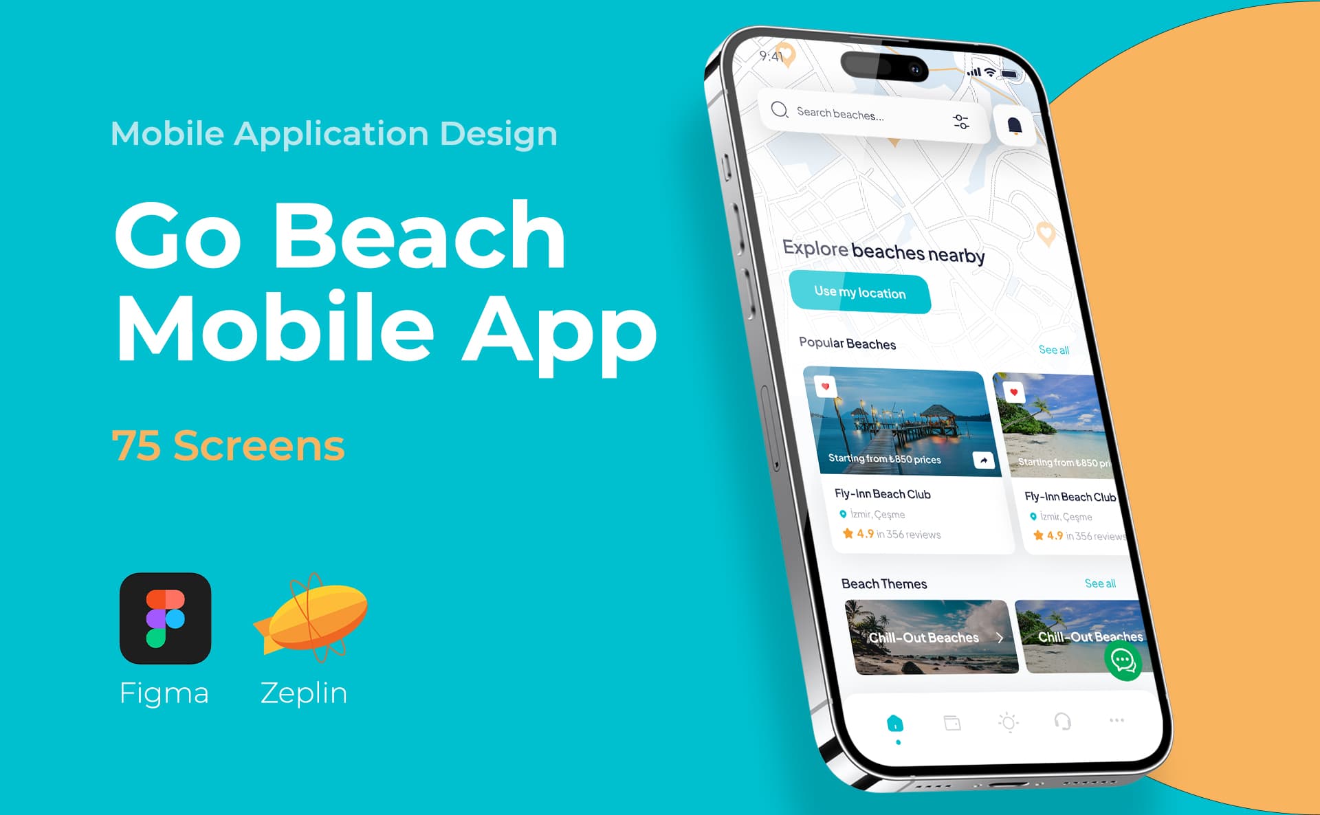Go Beach Mobile App — Mobile App, Selçuk Aker