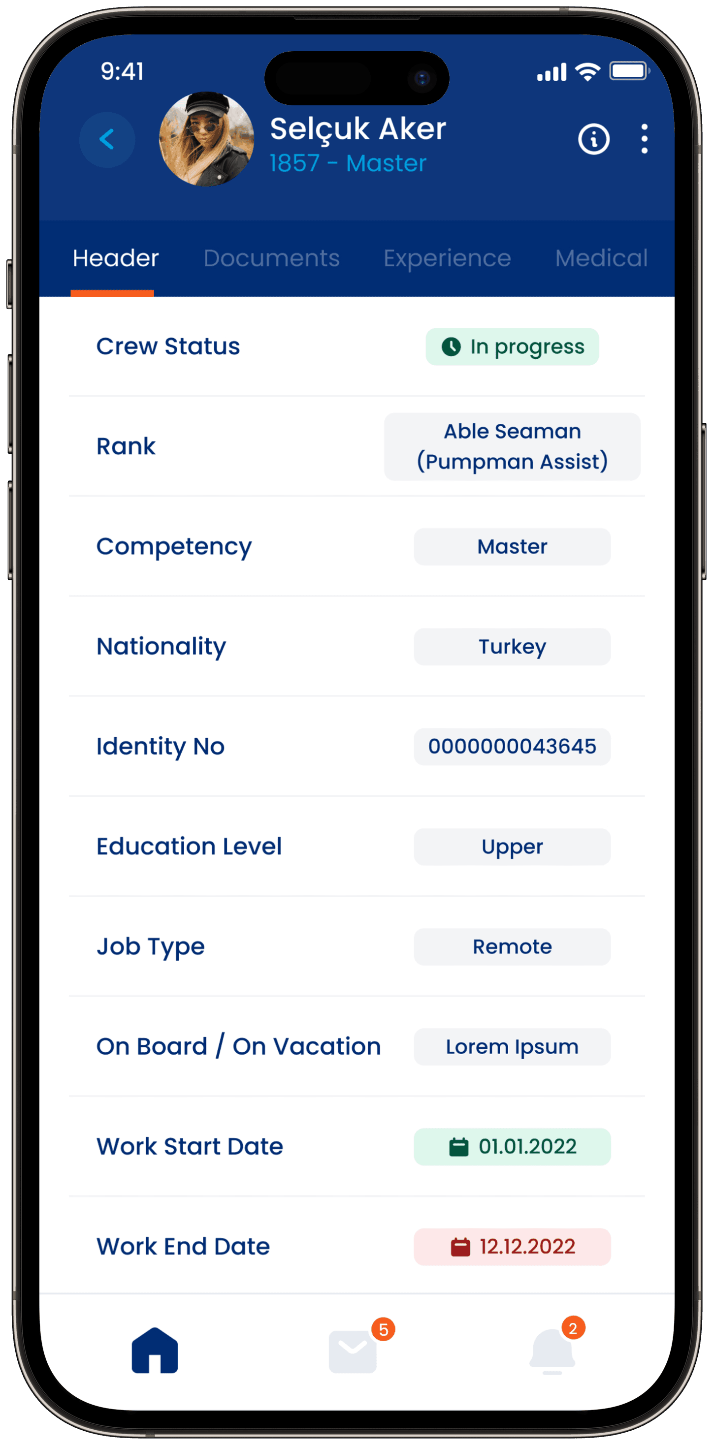 Nozzle Ship App — project detail 31, Selçuk Aker
