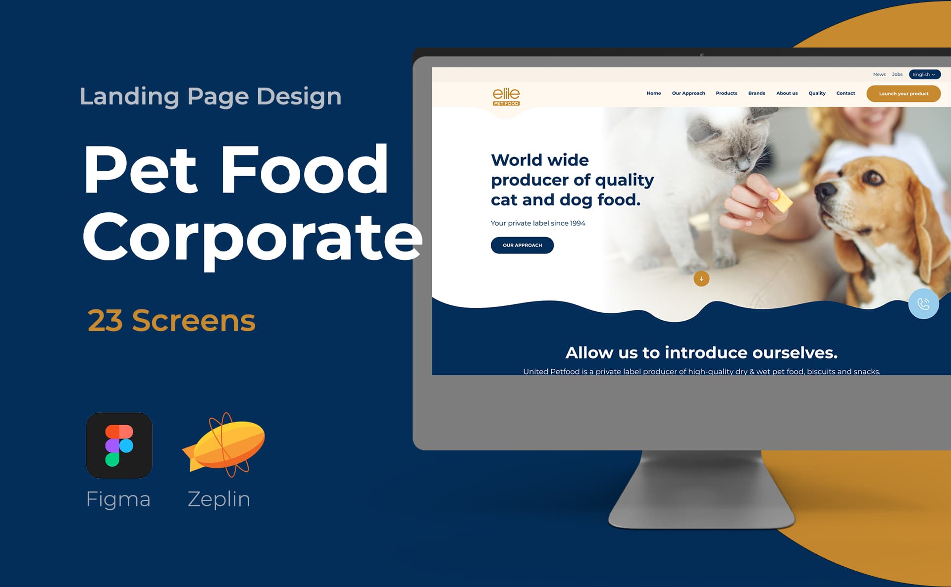 Pet Foods Corporate Website — Website, Selçuk Aker