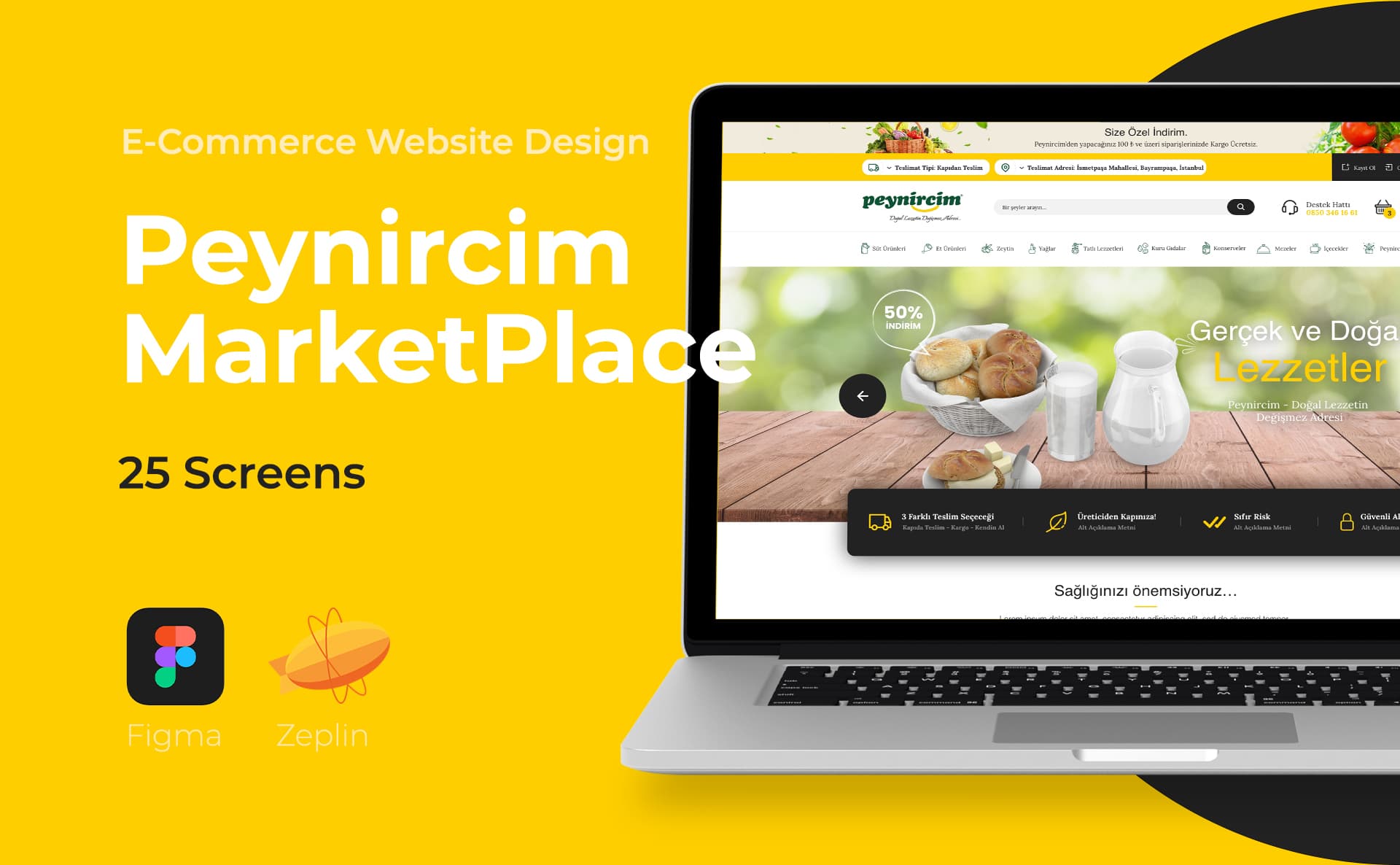 Peynircim Market Place — E-Commerce, Selçuk Aker