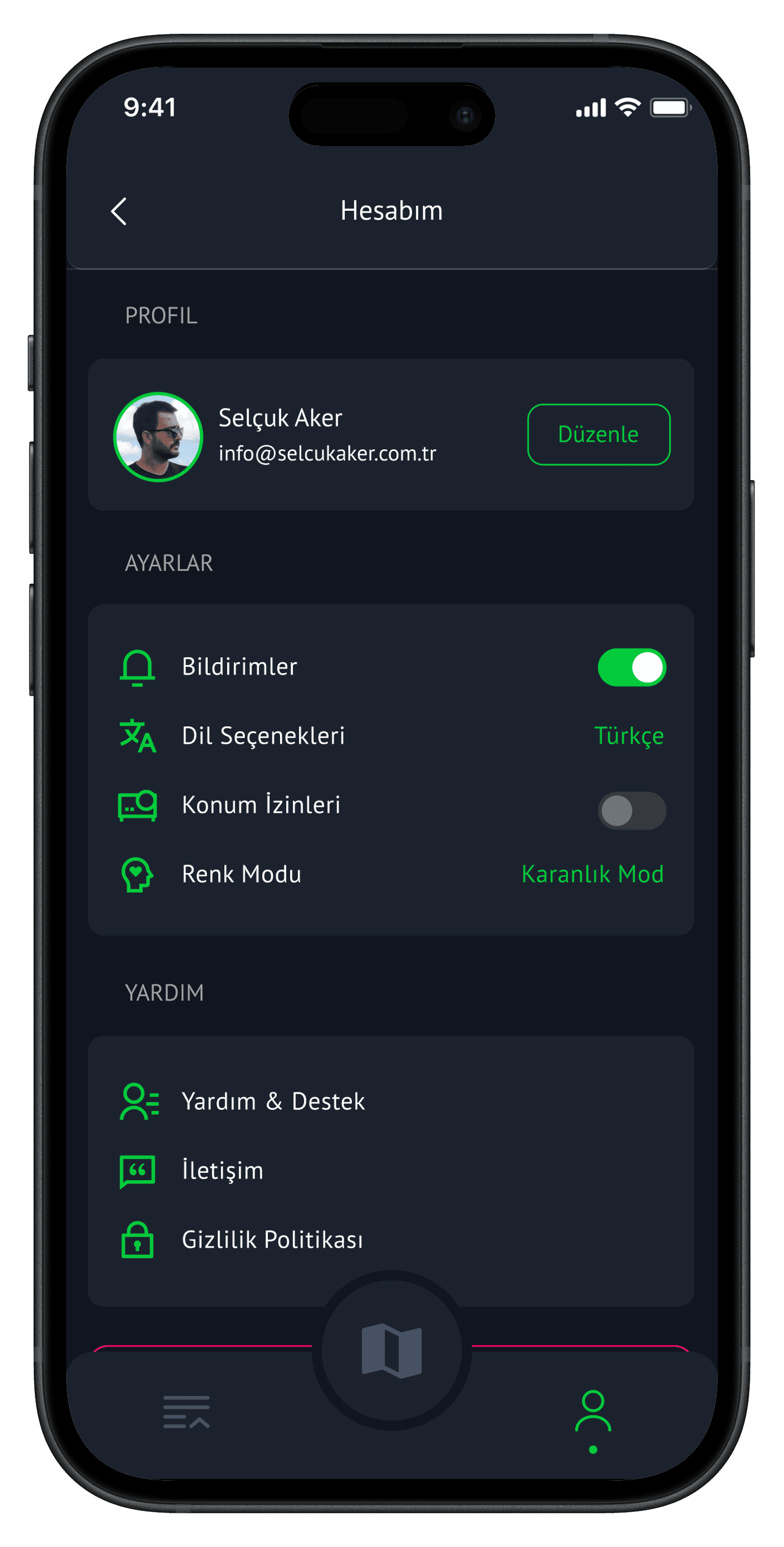 Car Charging Stations App — project detail 15, Selçuk Aker
