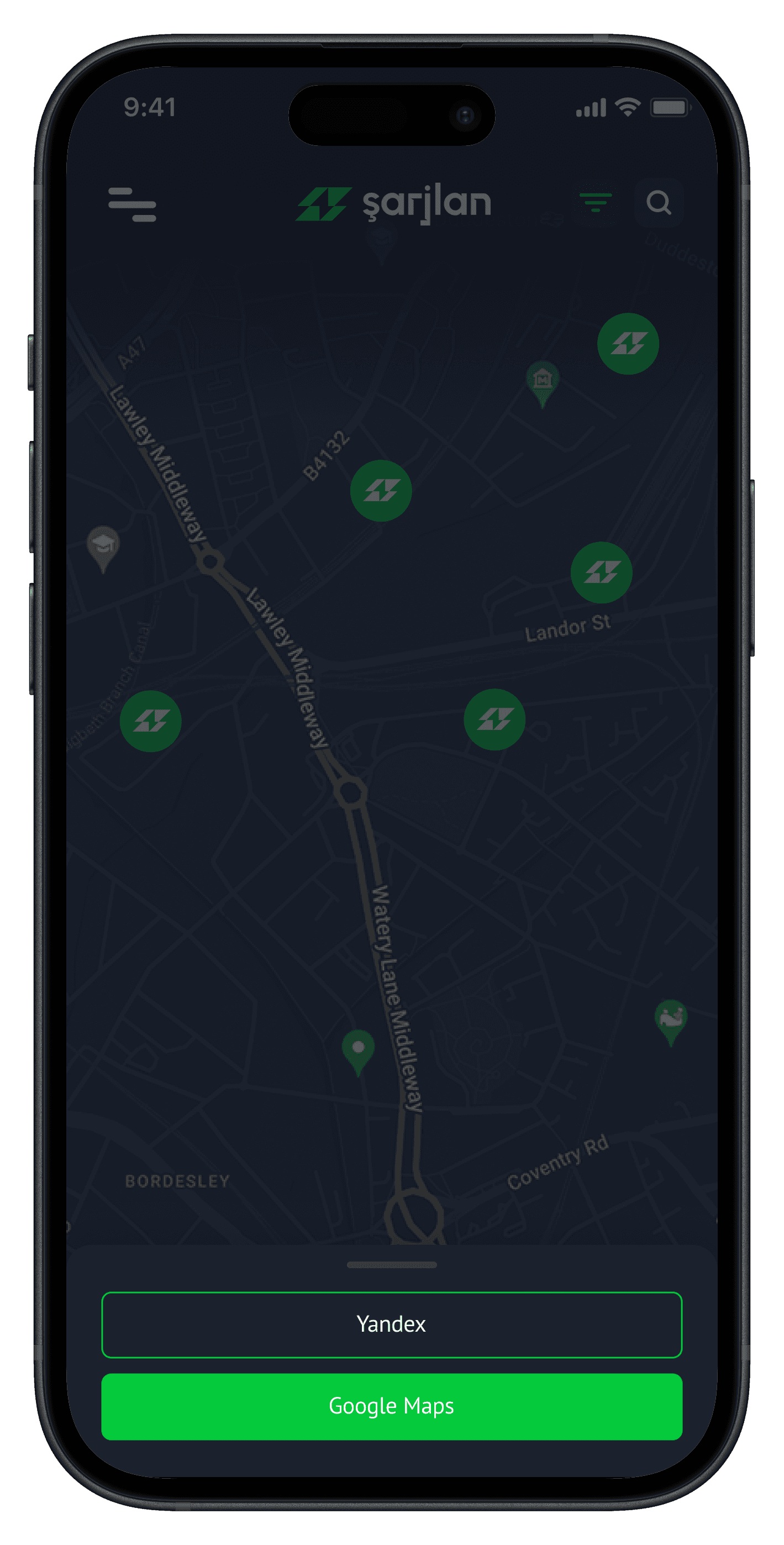 Car Charging Stations App — project detail 24, Selçuk Aker