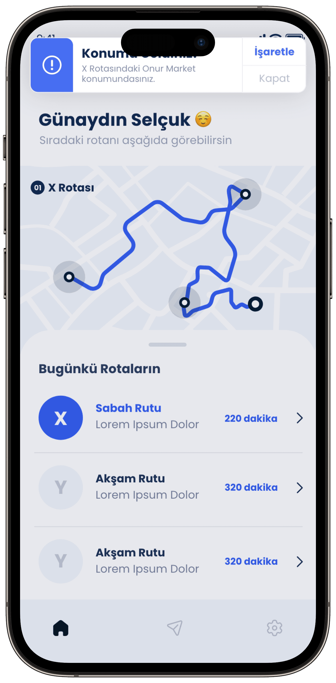 Rotamat App — project detail 10, Selçuk Aker