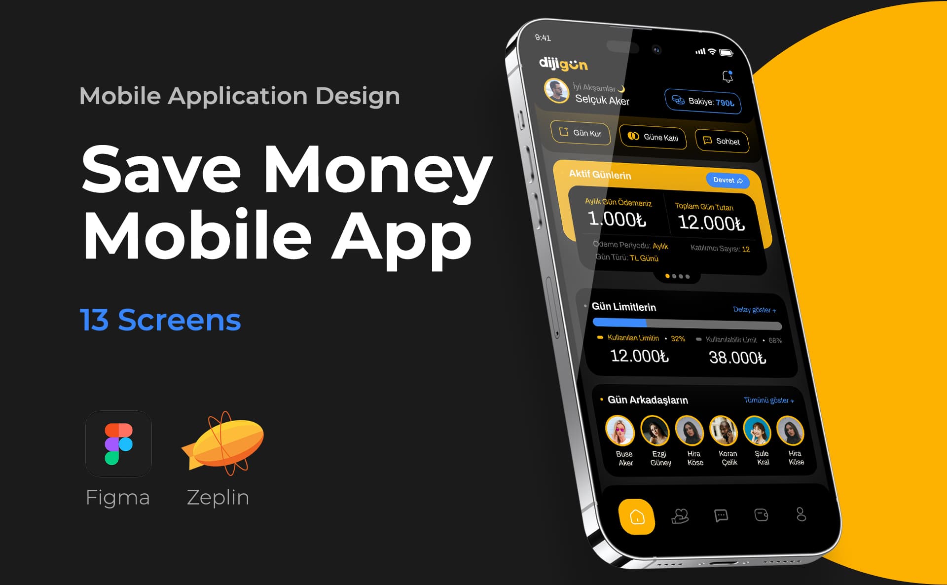 Save Money Mobile App — Mobile App, Selçuk Aker