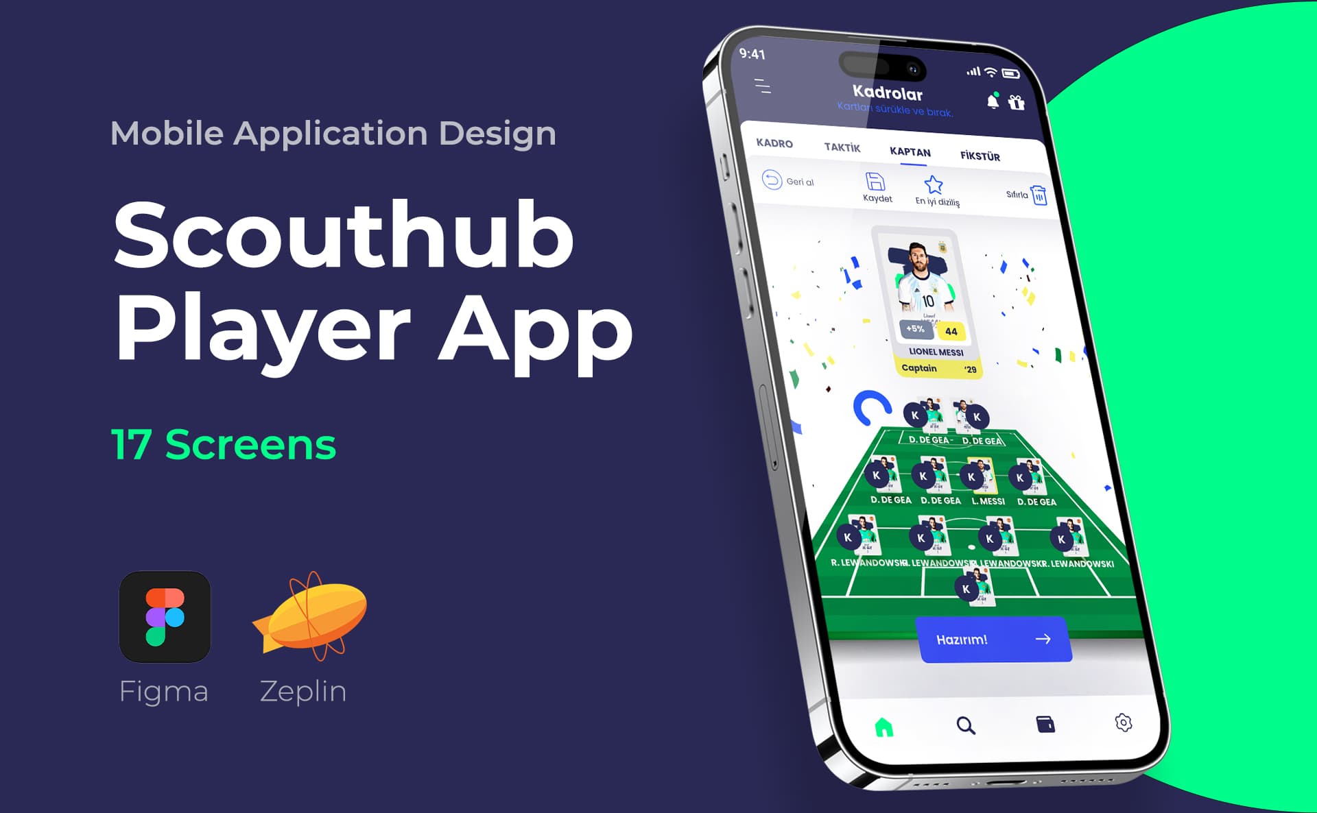 Scouthub Player App — Mobile App, Selçuk Aker