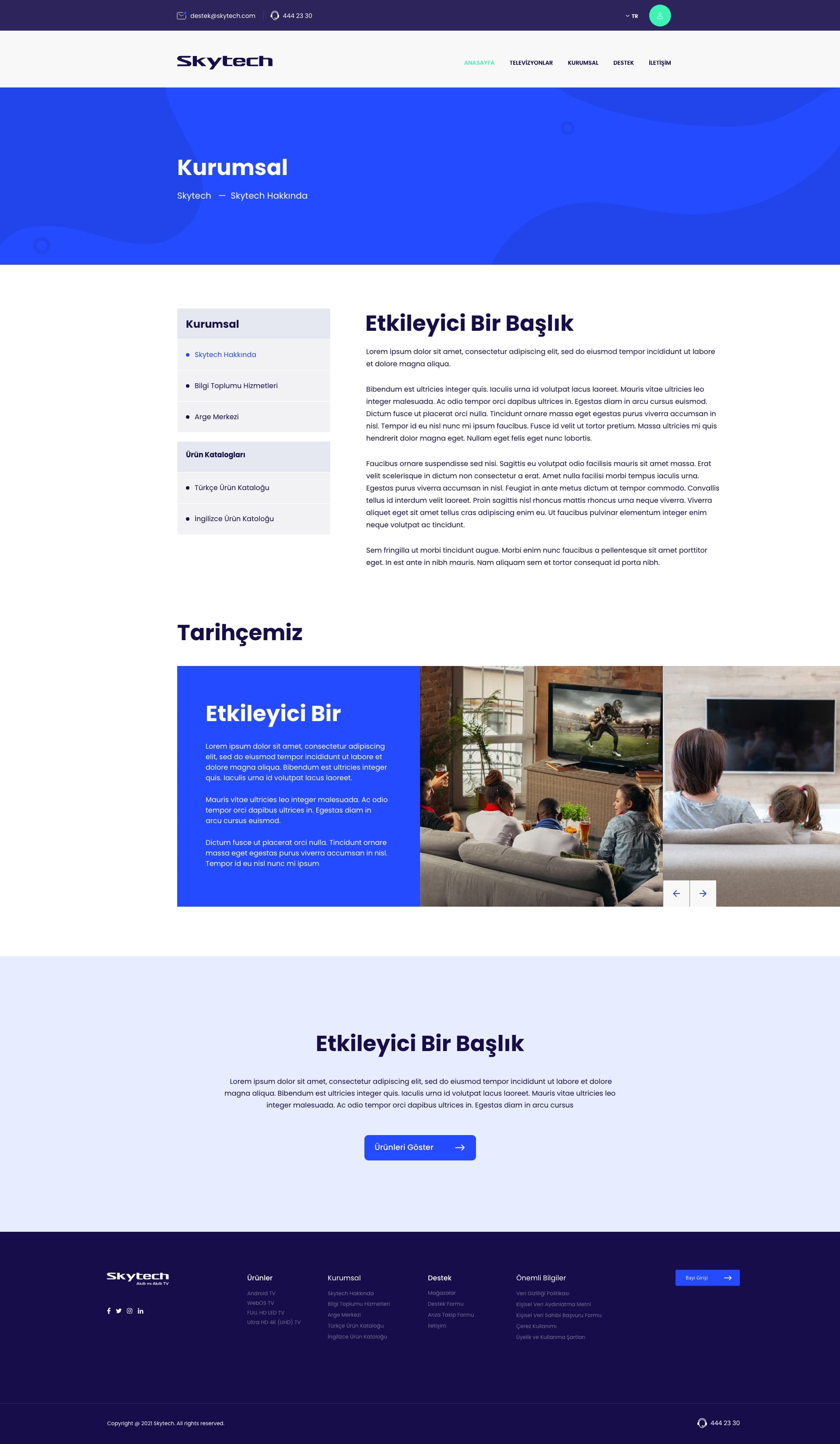 Skytech Website — project detail 3, Selçuk Aker