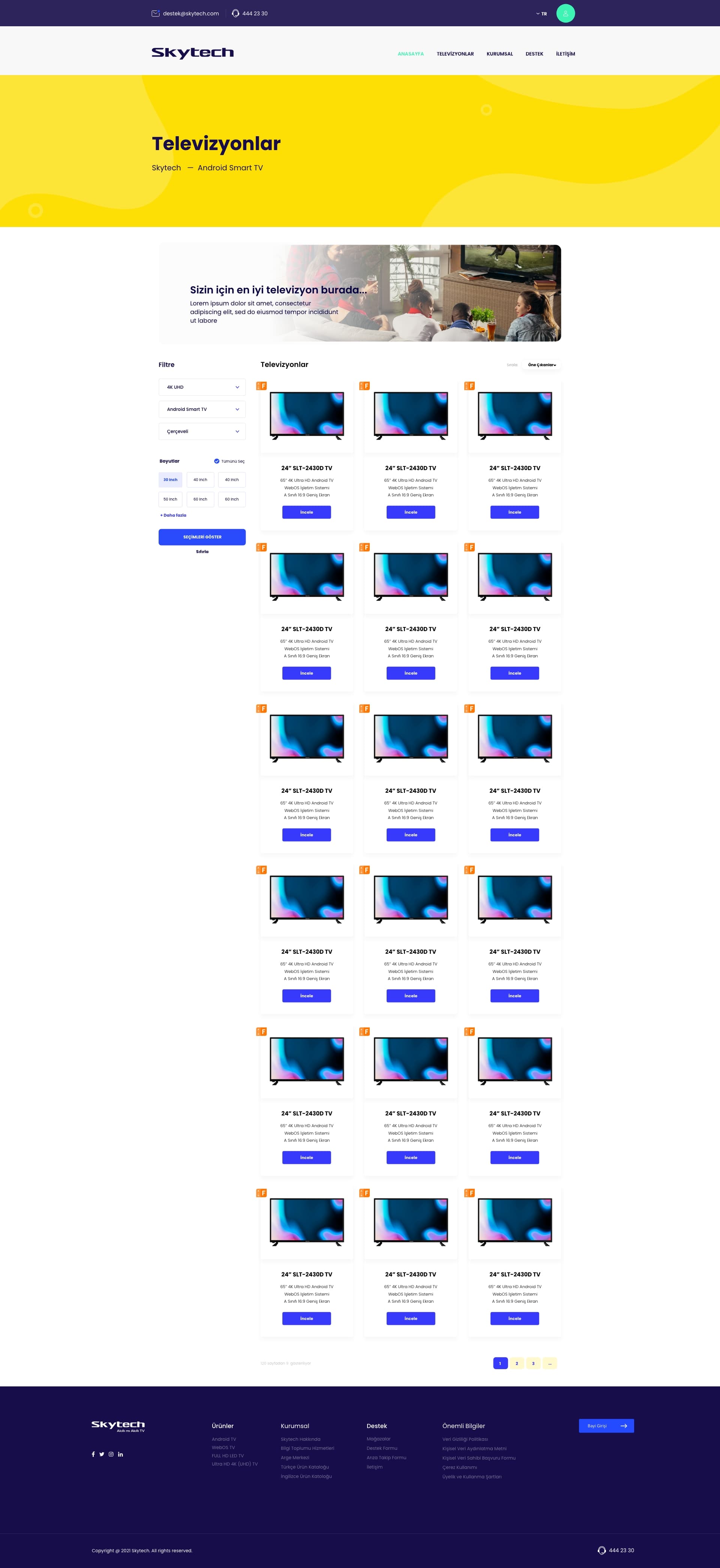 Skytech Website — project detail 4, Selçuk Aker