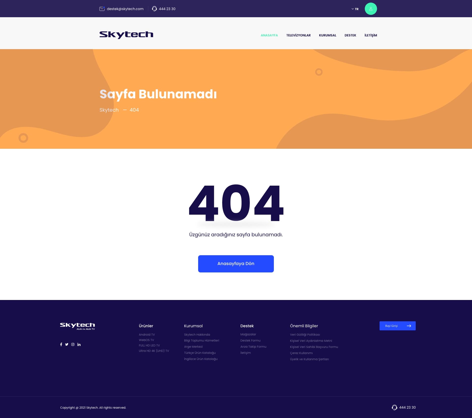 Skytech Website — project detail 7, Selçuk Aker