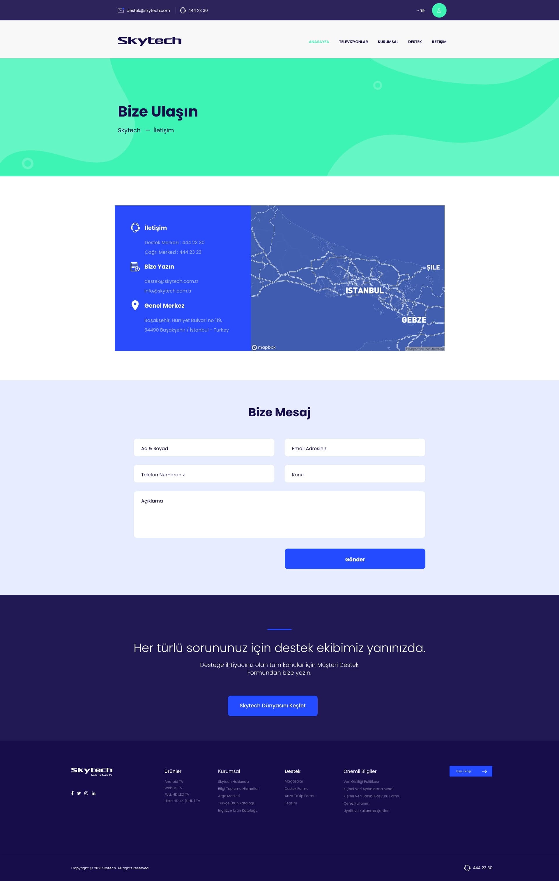 Skytech Website — project detail 9, Selçuk Aker