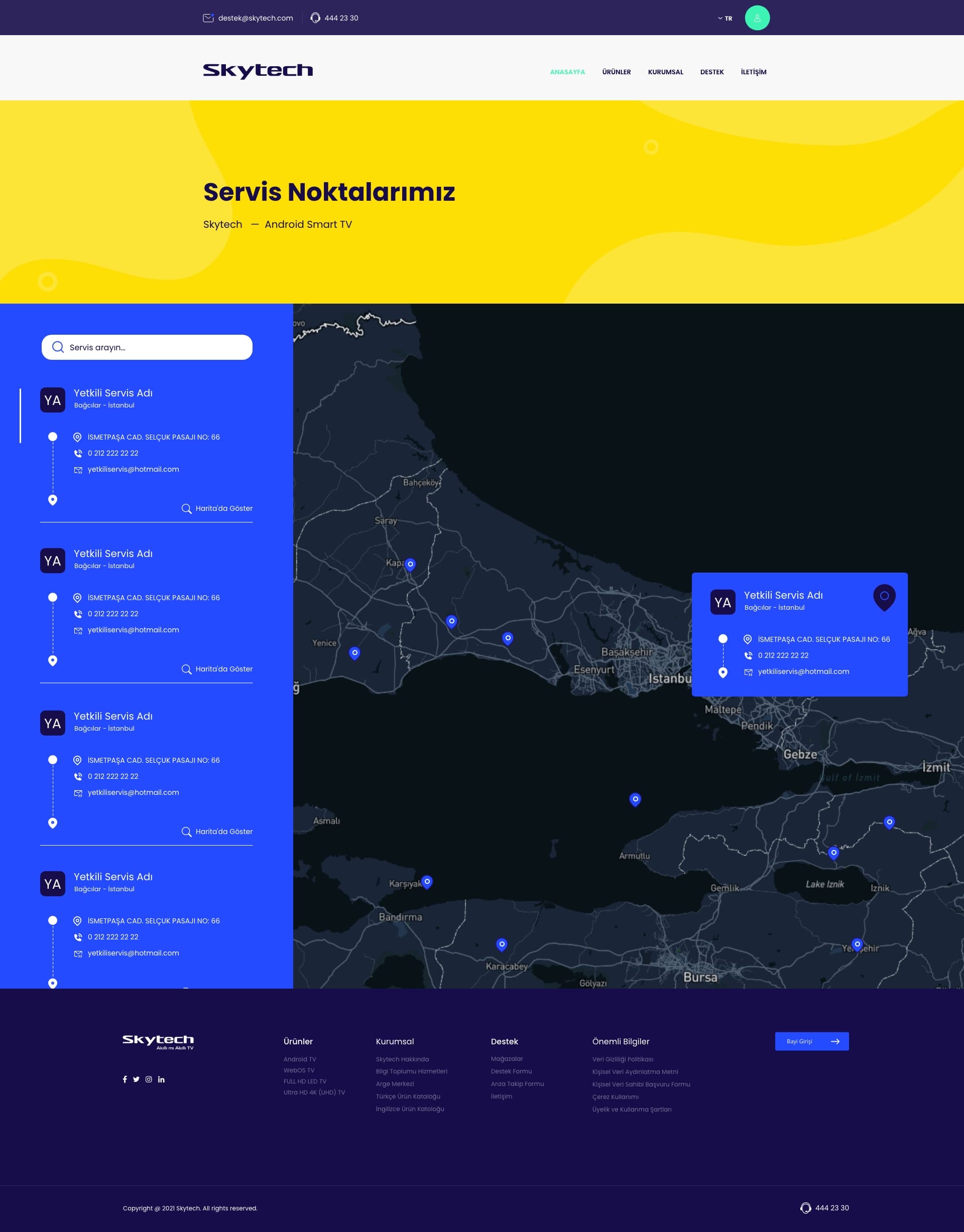Skytech Website — project detail 10, Selçuk Aker