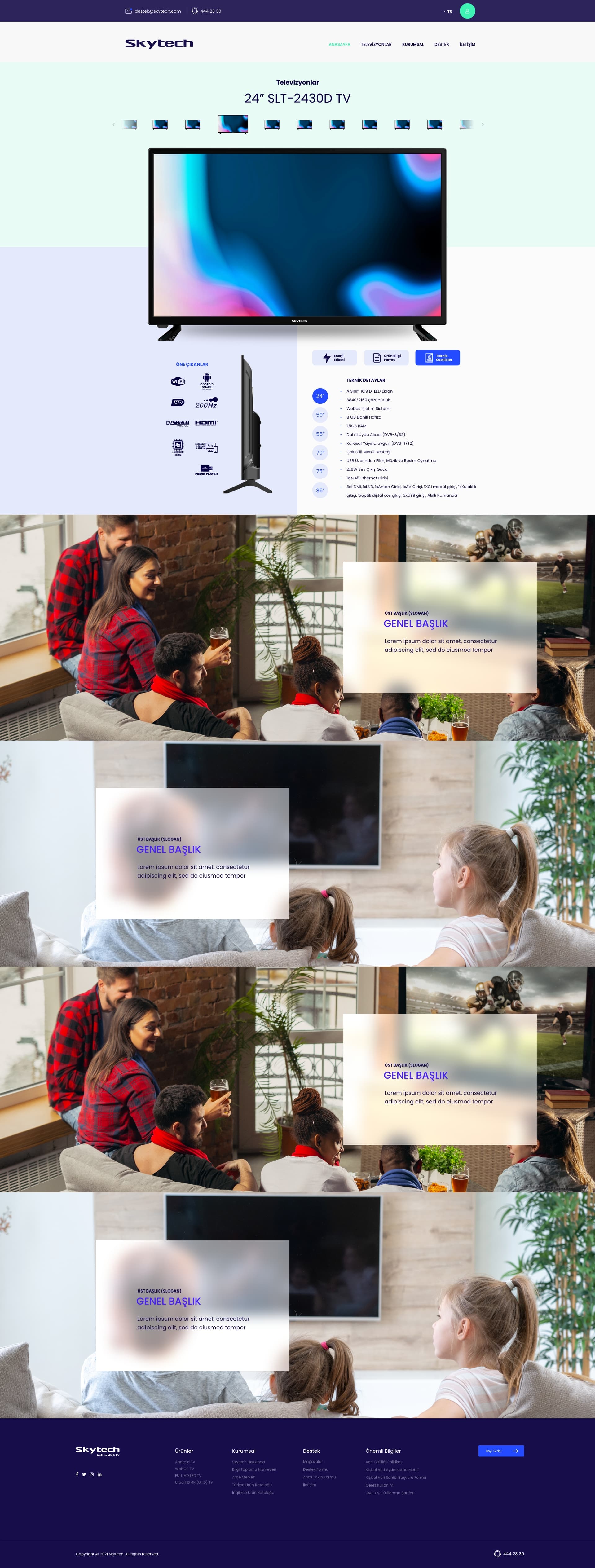 Skytech Website — project detail 11, Selçuk Aker